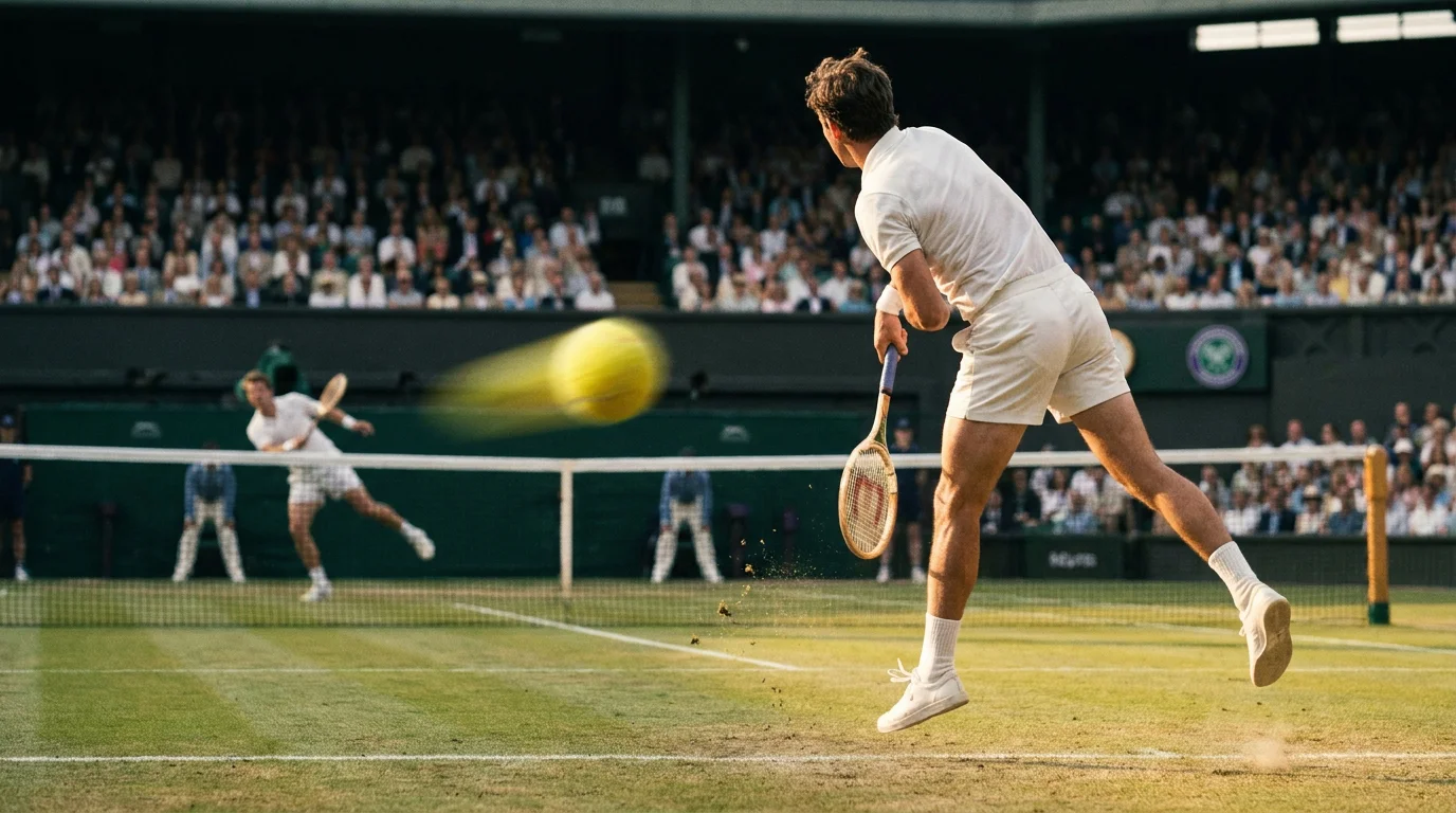 Ace spread market on grass court showing high volatility potential
