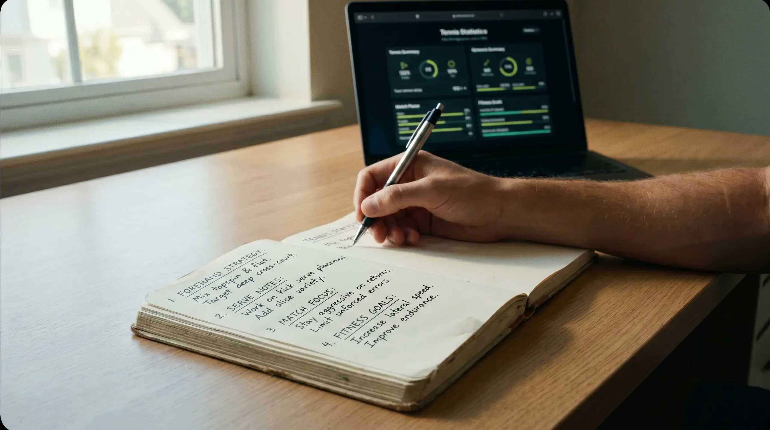 Analyst matching tennis pre-match research notes to the most appropriate betting market category