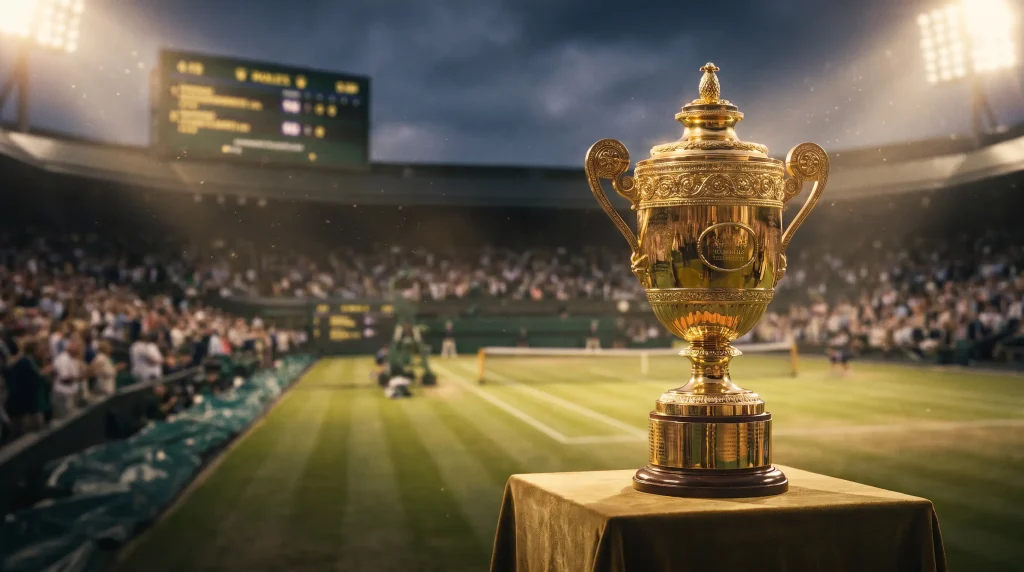 Tournament winner outright odds displayed before a major tennis Grand Slam draw